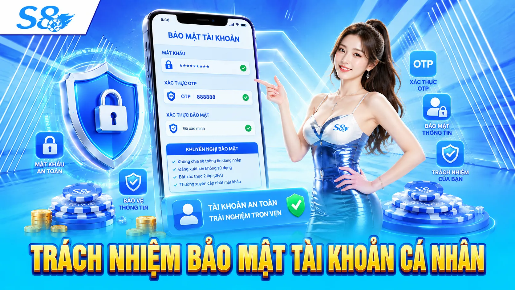 Trách nhiệm bảo mật tài khoản cá nhân